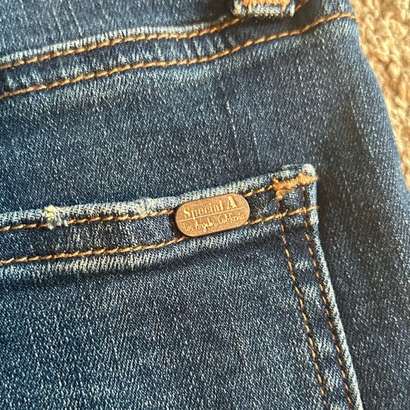 Denim Maternity Shorts Size M - Picture 2 of 5